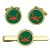 160th Infantry Brigade & HQ Wales, British Army Cufflinks and Tie Clip Set