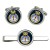 885 Naval Air Squadron, Royal Navy Cufflink and Tie Clip Set