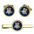 Birmingham University Officers' Training Corps UOTC, British army Cufflinks and Tie Clip Set