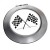 Chequered Flags Chrome Mirror