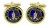 Kirkpatrick Scottish Clan Cufflinks in Chrome Box