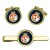 HMS Bristol, Royal Navy Cufflink and Tie Clip Set