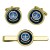 Maritime Warfare Centre (MWC), Royal Navy Cufflink and Tie Clip Set