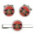 Corps of Royal Engineers (RE), British Army CR Cufflinks and Tie Clip Set