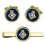 University Royal Naval Unit URNU Southampton, Royal Navy Cufflink and Tie Clip Set