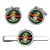 Royal Yorkshire Regiment, British Army Cufflinks and Tie Clip Set