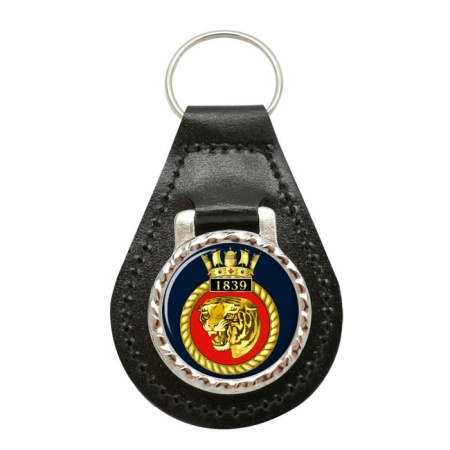 1839 Naval Air Squadron, Royal Navy Leather Key Fob