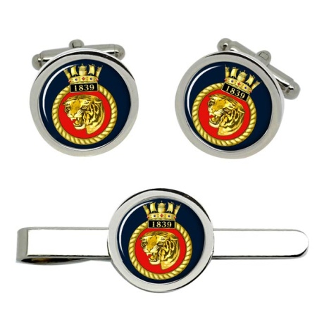 1839 Naval Air Squadron, Royal Navy Cufflink and Tie Clip Set