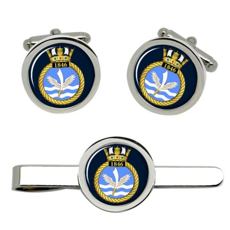 1846 Naval Air Squadron, Royal Navy Cufflink and Tie Clip Set