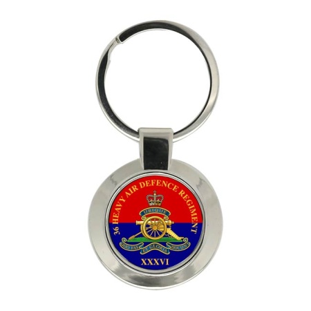 36 Regiment, Royal Artillery, British Army ER Key Ring