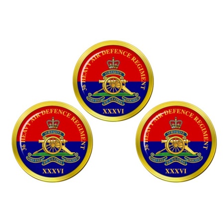 36 Regiment, Royal Artillery, British Army ER Golf Ball Markers