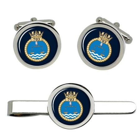 703 Naval Air Squadron, Royal Navy Cufflink and Tie Clip Set