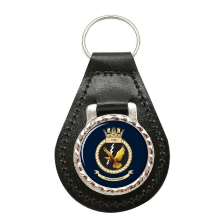 736 Naval Air Squadron, Royal Navy Leather Key Fob