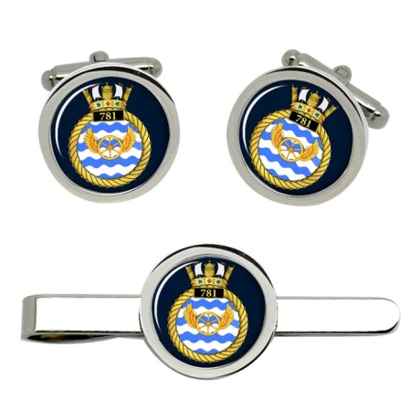 781 Naval Air Squadron, Royal Navy Cufflink and Tie Clip Set