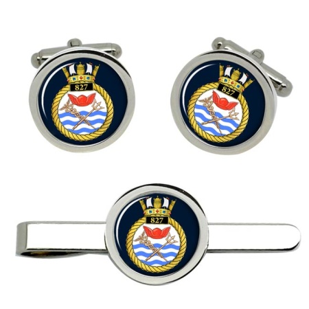 827 Naval Air Squadron, Royal Navy Cufflink and Tie Clip Set