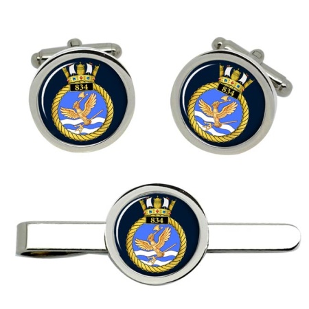 834 Naval Air Squadron, Royal Navy Cufflink and Tie Clip Set