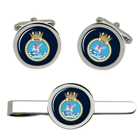 846 Naval Air Squadron, Royal Navy Cufflink and Tie Clip Set