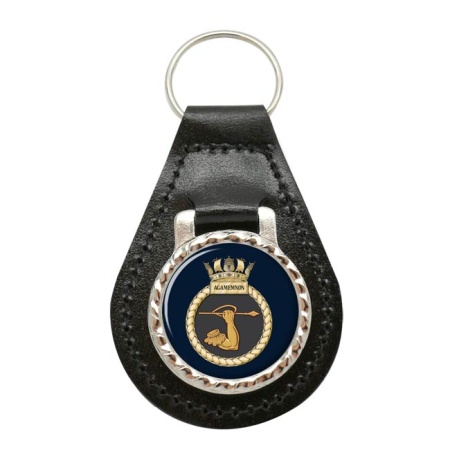 HMS Agamemnon, Royal Navy Leather Key Fob