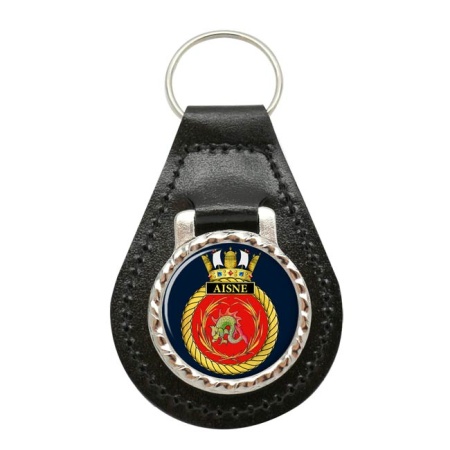 HMS Aisne, Royal Navy Leather Key Fob