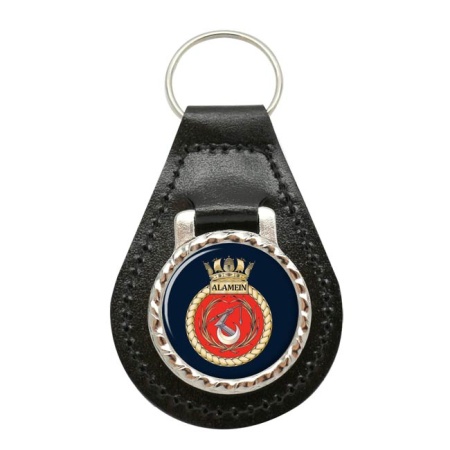 HMS Alamein, Royal Navy Leather Key Fob