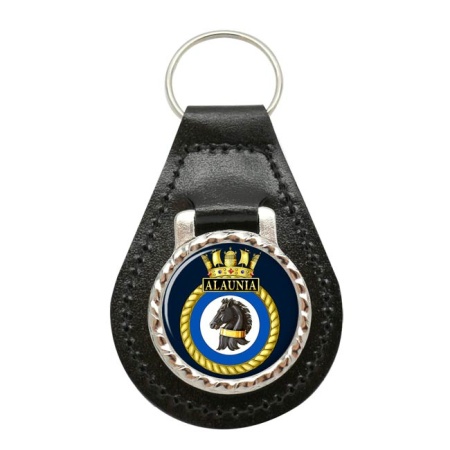 HMS Alaunia, Royal Navy Leather Key Fob