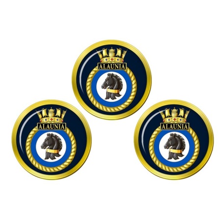 HMS Alaunia, Royal Navy Golf Ball Markers