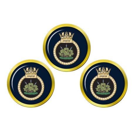 HMS Ambush, Royal Navy Golf Ball Markers