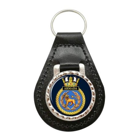 HMS Armada, Royal Navy Leather Key Fob