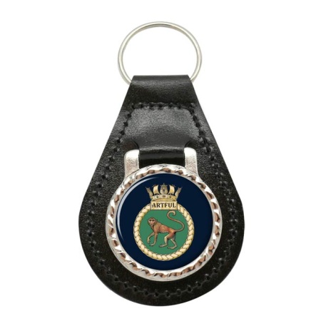 HMS Artful, Royal Navy Leather Key Fob