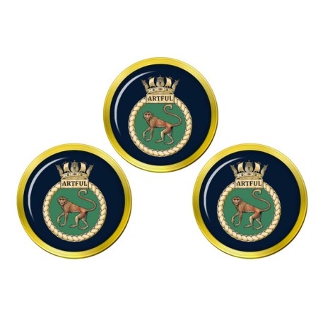 HMS Artful, Royal Navy Golf Ball Markers