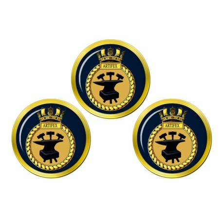 HMS Artifex, Royal Navy Golf Ball Markers