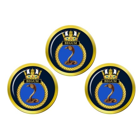 HMS Begum, Royal Navy Golf Ball Markers