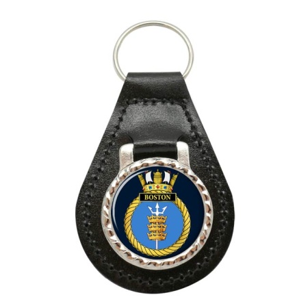 HMS Boston, Royal Navy Leather Key Fob