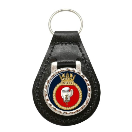 HMS Boxer, Royal Navy Leather Key Fob