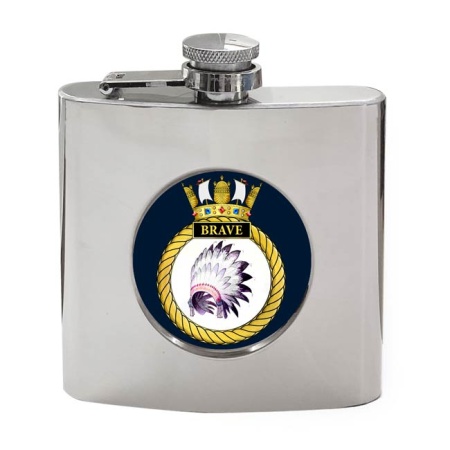 HMS Brave, Royal Navy Hip Flask