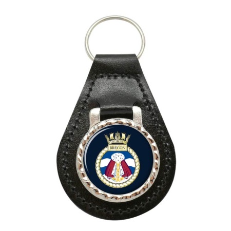 HMS Brecon, Royal Navy Leather Key Fob