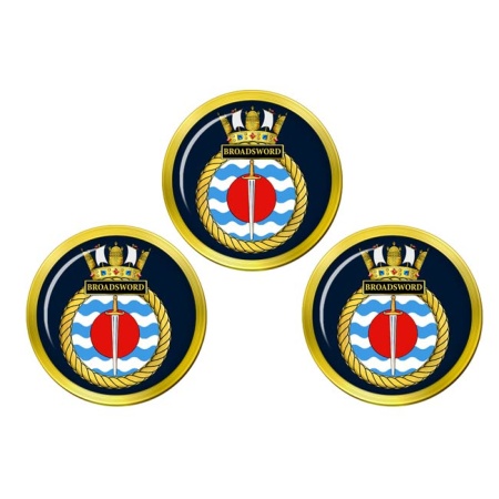 HMS Broadsword, Royal Navy Golf Ball Markers