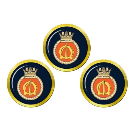 HMS Brocklesby, Royal Navy Golf Ball Markers