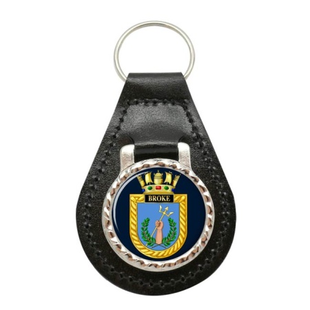 HMS Broke, Royal Navy Leather Key Fob