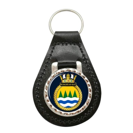 HMS Burghead Bay, Royal Navy Leather Key Fob