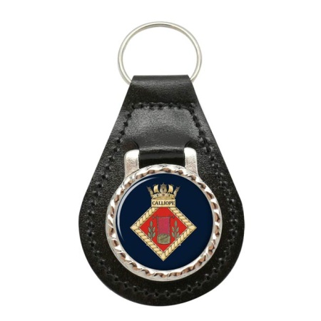 HMS Calliope, Royal Navy Leather Key Fob