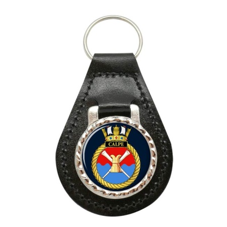 HMS Calpe, Royal Navy Leather Key Fob