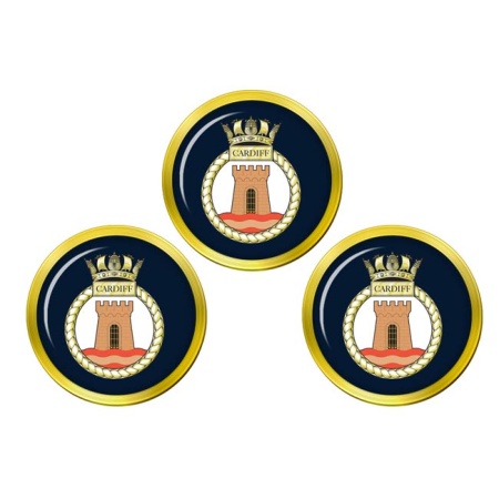 HMS Cardiff, Royal Navy Golf Ball Markers