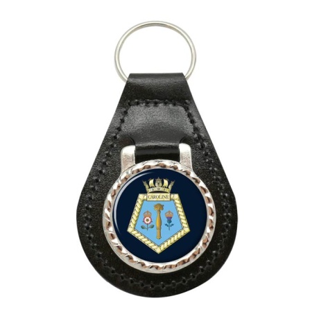 HMS Caroline, Royal Navy Leather Key Fob