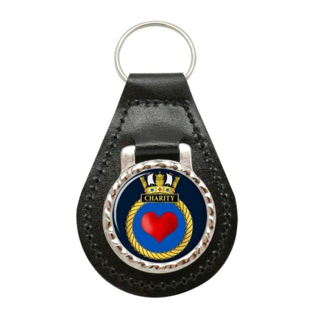 HMS Charity, Royal Navy Leather Key Fob