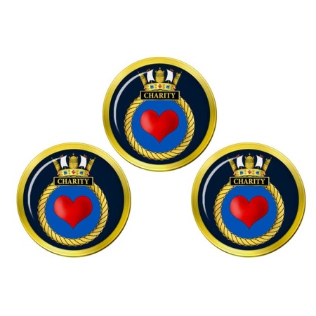 HMS Charity, Royal Navy Golf Ball Markers