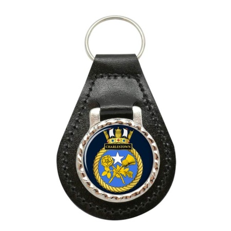 HMS Charlestown, Royal Navy Leather Key Fob