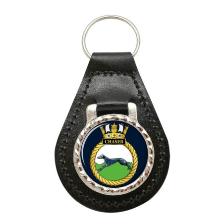 HMS Chaser, Royal Navy Leather Key Fob