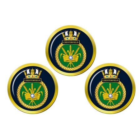 HMS Chesterfield, Royal Navy Golf Ball Markers