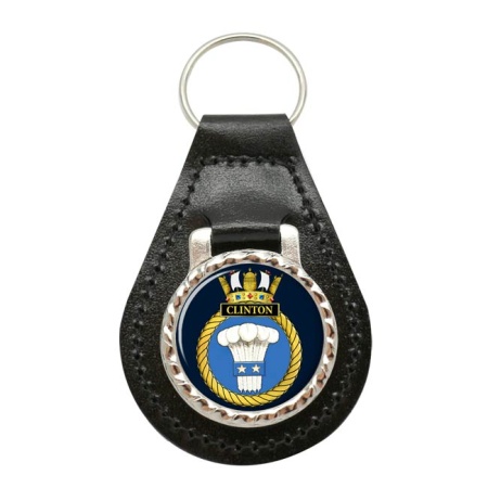 HMS Clinton, Royal Navy Leather Key Fob